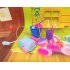 9Pcs Simulation Home Cleaning Tools Playset Mini Floor Broom Mop Dust Collector Toy Kids Pretend Play Toy doll