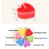 9Pcs Smokeless Heart shaped Aromatherapy Candle Romantic Layout Props for Marriage Birthday Confession