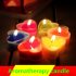 9Pcs Smokeless Heart shaped Aromatherapy Candle Romantic Layout Props for Marriage Birthday Confession