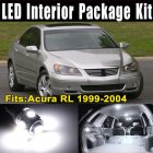 9Pcs White LED Lights (7xT10-5-5050 + 2x31MMx12-3528) Interior Package Kit for Acura RL