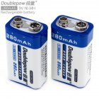 9V Ni-MH Rechargeable Battery NiMH 9V Battery for Wireless Microphone Remote Control Doorbell