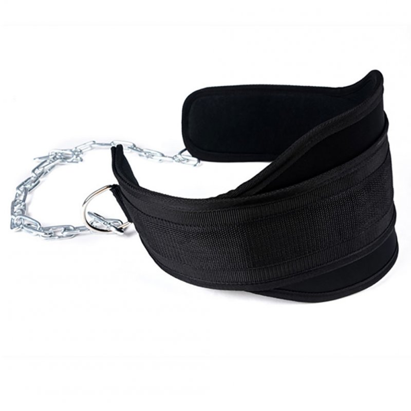 Dipping Belt Body Building Weight Lifting Chain Exercise Gym Training Strap Comfortable Waist Support For Men & Women as picture show