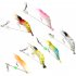 9cm Simulation Prawn Fishing lure Multicolor Luminous Tackle Bait Sea fishing Soft bait fishing tool 6 White luminous