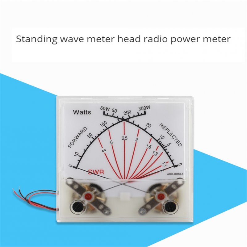 Wireless Radio Station Swr Watt Meter Dual-pin 60/300w Power Meter Transmitter Standing Wave Meter With Backlight 