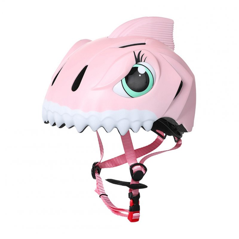 Children's Helmets 3d Animal Adjustable Breathable Hole Safety Helmet For Bicycle Scooter Various Sports Pink _One size