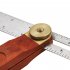 9inch Stainless Steel Sliding Angle Ruler with Wooden Handle Multi Angle Adjustable Measurement Tool 0 20cm
