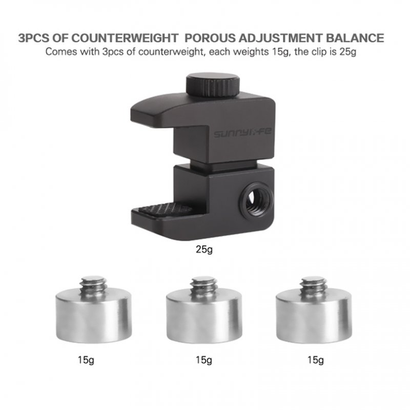 Universal Phone Stabilizer Gimbal Counterweight Counter Weights for OSMO Mobile 2  