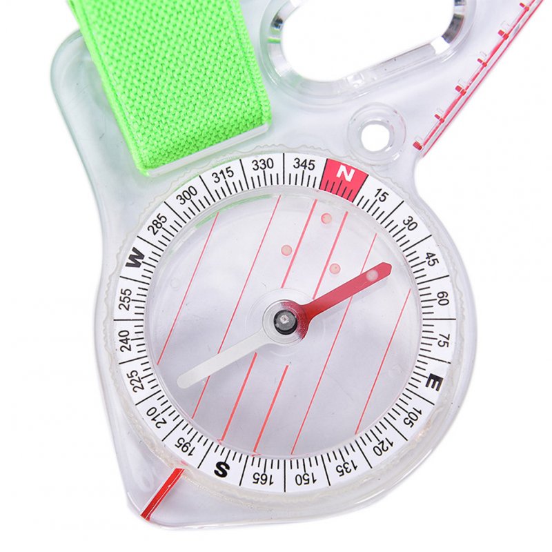 Portable Thumb Compass Professional High Sensitivity Luminous Map Scale Compass For Outdoor Training Competitions 