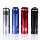 9led Flashlight Aluminum Alloy Mini High Bright Torch Light For Outdoor Sports Random Color