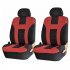 9pcs 4pcs Universal Classic Car Seat Cover Car Fashion Style Seat Cover Black   red 4pcs  set