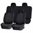 9pcs 4pcs Universal Classic Car Seat Cover Car Fashion Style Seat Cover Black   red 9 pcs  set