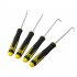 9pcs Oil Seal O rings Removal Tool Screwdriver Automotive Electronic Precision Hooks Puller Auto Repair Tool yellow