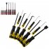 9pcs Oil Seal O rings Removal Tool Screwdriver Automotive Electronic Precision Hooks Puller Auto Repair Tool red