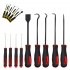 9pcs Oil Seal O rings Removal Tool Screwdriver Automotive Electronic Precision Hooks Puller Auto Repair Tool red
