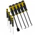 9pcs Oil Seal O rings Removal Tool Screwdriver Automotive Electronic Precision Hooks Puller Auto Repair Tool red