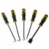 9pcs Oil Seal O rings Removal Tool Screwdriver Automotive Electronic Precision Hooks Puller Auto Repair Tool red
