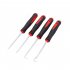 9pcs Oil Seal O rings Removal Tool Screwdriver Automotive Electronic Precision Hooks Puller Auto Repair Tool red
