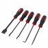 9pcs Oil Seal O rings Removal Tool Screwdriver Automotive Electronic Precision Hooks Puller Auto Repair Tool red