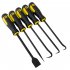 9pcs Oil Seal O rings Removal Tool Screwdriver Automotive Electronic Precision Hooks Puller Auto Repair Tool red