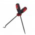 9pcs Oil Seal O rings Removal Tool Screwdriver Automotive Electronic Precision Hooks Puller Auto Repair Tool red