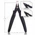 9pcs Repair Tool Kit With Ceramics Tweezers  Cotton Scissors  Brush  Screwdrivers  Winding Bar  Spout Pliers  Curved Tip Manganese  Storage Bag Repair Tool Acce
