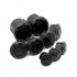 9pcs set Motorcycle Frame Hole Cover Caps Plug Kit Decor For BMW R1200GS R1250GS black