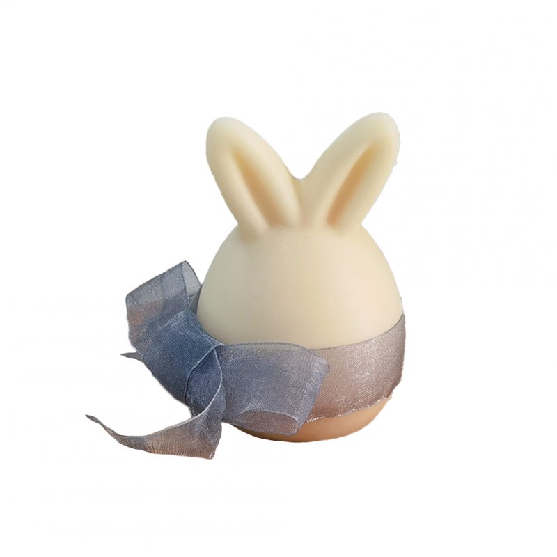 Diy Easter Bunny Silicone Candle Mold Reusable Moulds For Making Candles Gypsum Soap Resin Handicraft 