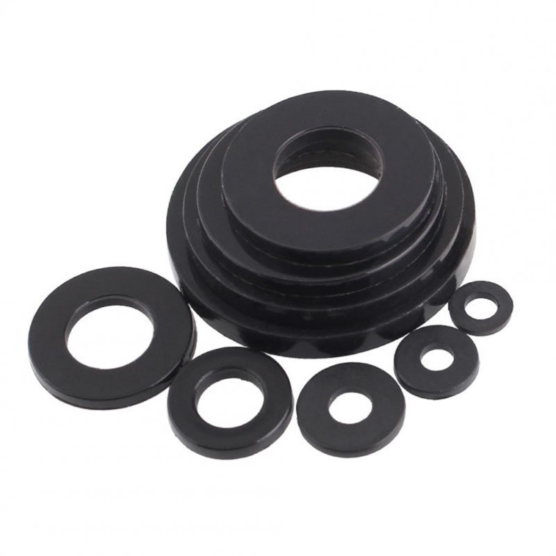 500pcs Flat O Rings Washer Assortment Set M2 M2.5 M3 M4 M5 M6 M8 M10 8 Size Nylon Sealing Gasket Ring 