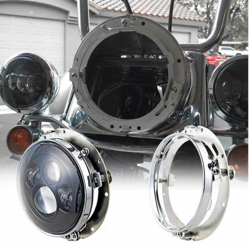 7 inch Round Shaped LED Headlight Mounting Ring for Car Auto 