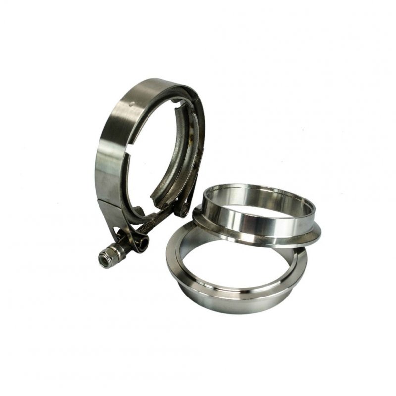 3.25Inches SUS 304 Stainless Steel Exhaust V Band Clamp Kit V-Band Vband Male Female Design