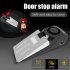 9v Door Alarm Portable Wireless Non slip Safety Wedge Alert Door Stopper Home Travel Security System black
