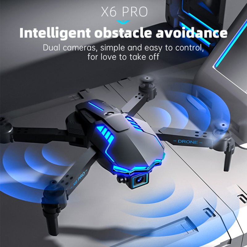 Foldable RC Drone Quadcopter with 4khd Dual Camera Xkrc X6pro Wifi Fpv Altitude Hold Mode Foldable RC Drone Quadcopter