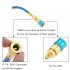 A C Oil and Dye Injector Hand Turn Screw in Air Conditioning Coolant Filling Tube Injection Tool