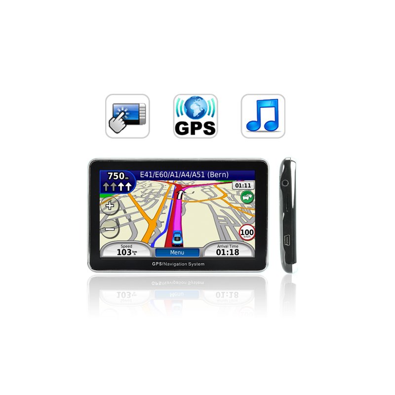 5 Inch Touchscreen Handheld GPS