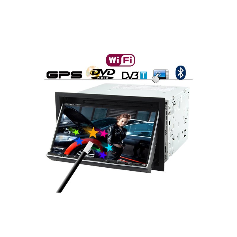 7,8 pouces Tv Home Car Lecteur DVD Portable Hd Vcd Cd Mp3 Hd