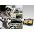 A top notch touchscreen GPS navigator that comes with a colorful menu display  multimedia functions  and a rear view wireless camera  