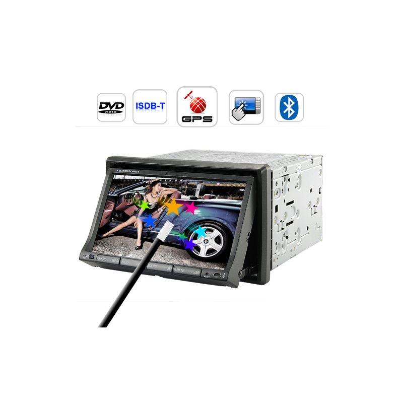 Carnaval 7 Inch Touchscreen Car DVD Player wi