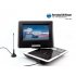 A traveler friendly Portable DVD and Multimedia Player with 7 Inch Wide screen Display that plays all of today s popular disc and flash memory formats  DVD  CD 