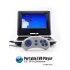 A traveler friendly Portable DVD and Multimedia Player with 7 Inch Wide screen Display that plays all of today s popular disc and flash memory formats  DVD  CD 