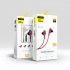 A06 Dual speaker Mobile Phone  Headset  Wired Headphones  Noise Cancelling Stereo In ear Earphone With Mic 3 5mm Jack Universal Earpods Red
