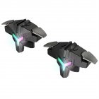 A1 2 PCs Mobile Game Controller Gamepad Sensitive Shoot Aim Triggers Buttons Compatible For IPhone Android Phones A pair of RGB pulse models