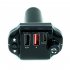 A10 Car Bluetooth compatible 5 0 Fm Transmitter Wireless Handsfree Receiver Auto Mp3 Player Changer Colorful Atmosphere Light black