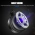 A10 Gaming Headset with Microphone Professional Wired Gaming Bass Over Ear Headphones with Mic 3 5mm white   blue light