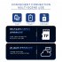 A10 Security Camera WIFI Camera Clear Night Vision Intelligent HD Cams With Stand For Indoor Outdoor Monitoring black