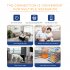 A10 Security Camera WIFI Camera Clear Night Vision Intelligent HD Cams With Stand For Indoor Outdoor Monitoring black