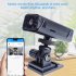 A10 Security Camera WIFI Camera Clear Night Vision Intelligent HD Cams With Stand For Indoor Outdoor Monitoring black