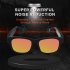 A12 Bluetooth compatible 5 0 Sunglasses Headphones 3 in 1 Smart Glasses With Microphone Sports Waterproof Wireless Stereo Speaker black