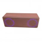 A12 Portable Wireless Speakers with HD Sound Longer Playtime Built in Mic for iPhone Samsung Andriod PC Glare version of rose gold