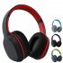 A18 Wireless Headphones over Ear Hi Fi Stereo Deep Bass Wireless Earphones for Laptop Pc Computer Mobile Phone Red