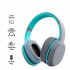 A18 Wireless Headphones over Ear Hi Fi Stereo Deep Bass Wireless Earphones for Laptop Pc Computer Mobile Phone Red